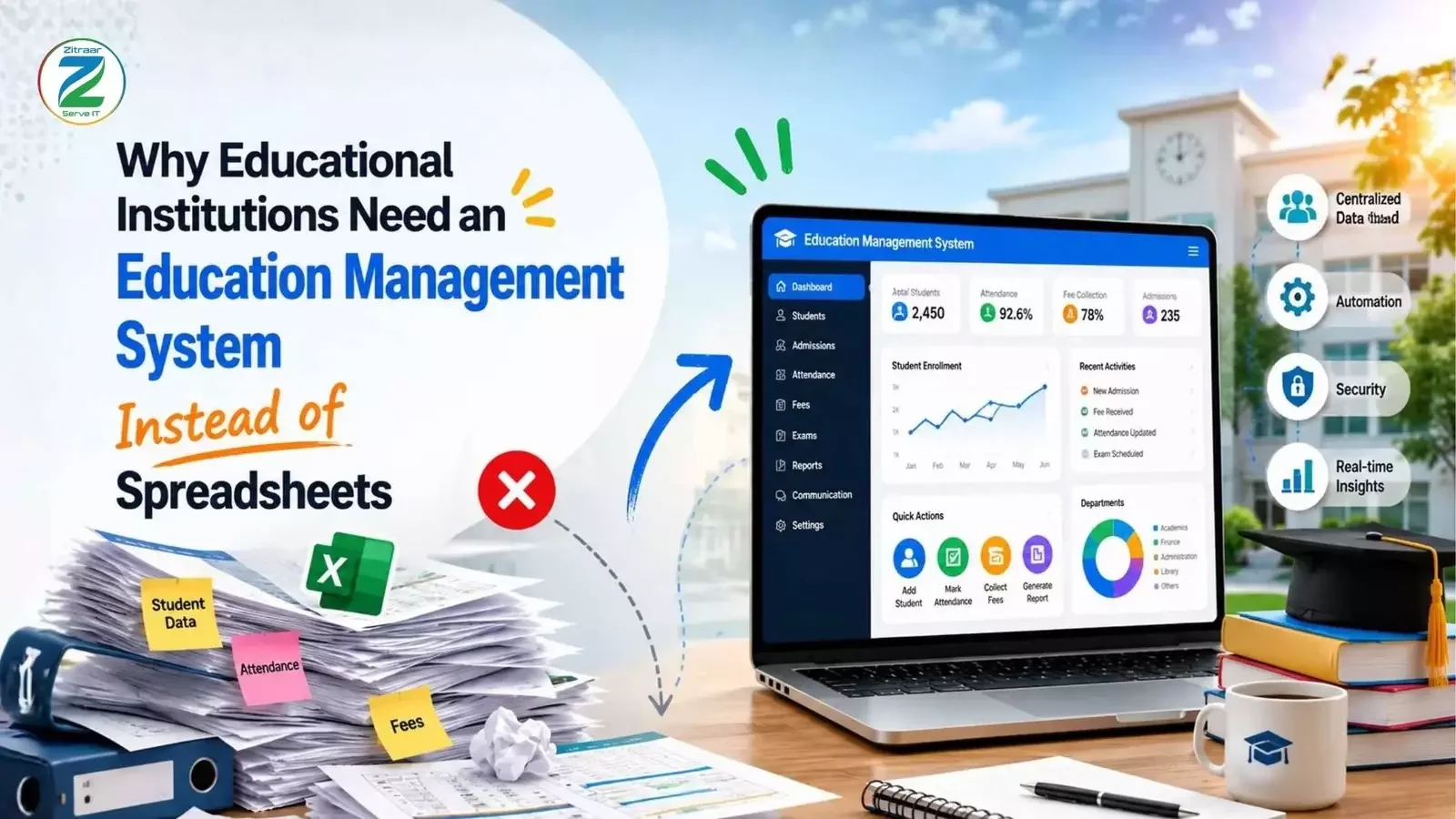 Educational Institutions Need an Education Management System Instead of Spreadsheets